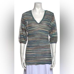 Missoni striped short sleeve shirt - NEVER WORN